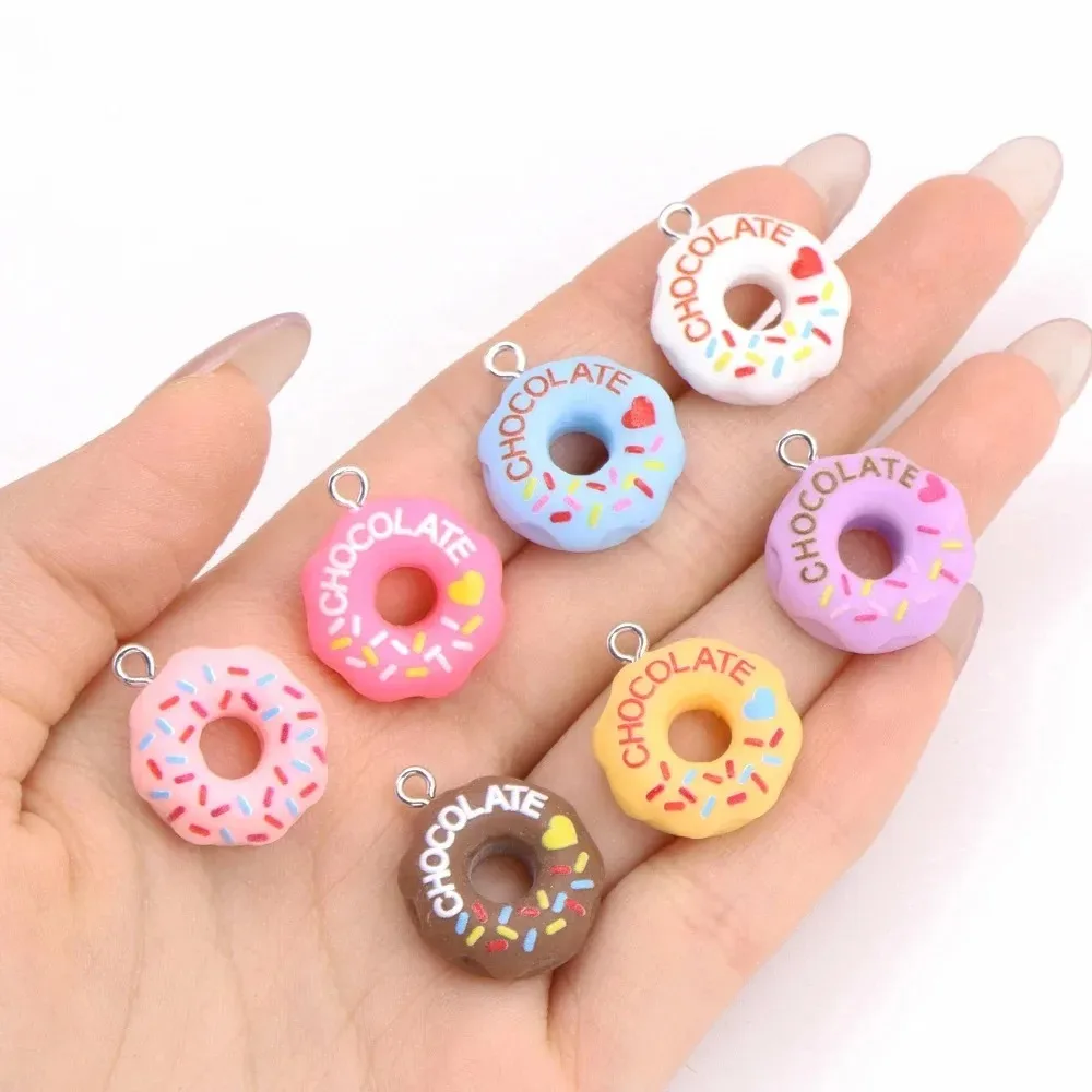Resin Crafts Diy - 10 stuks schattige 3D-haarbandjes in de