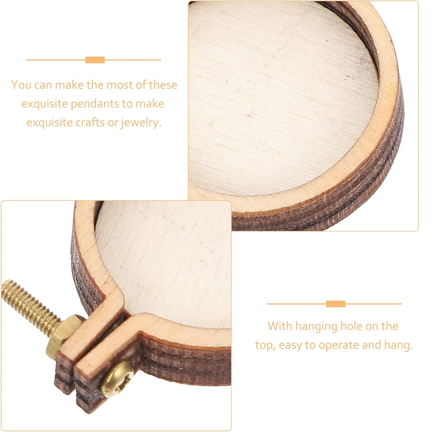 10 Stuks Mini Borduurring Hout - Wood Ring Blank recensie en prijs