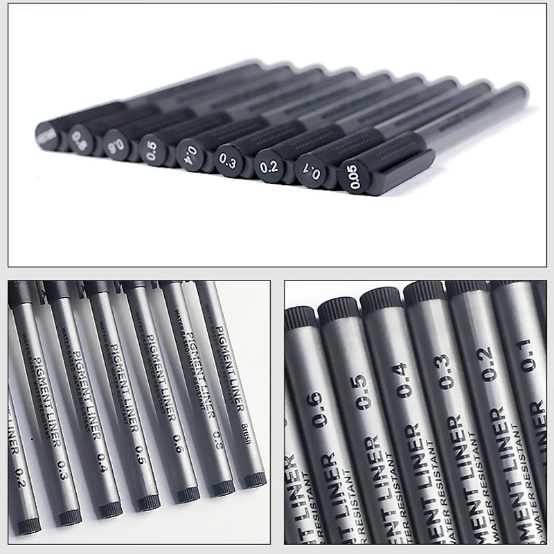 9 stuks/set Pigment Liner Micr - Copic Marker Sketch recensie en prijs