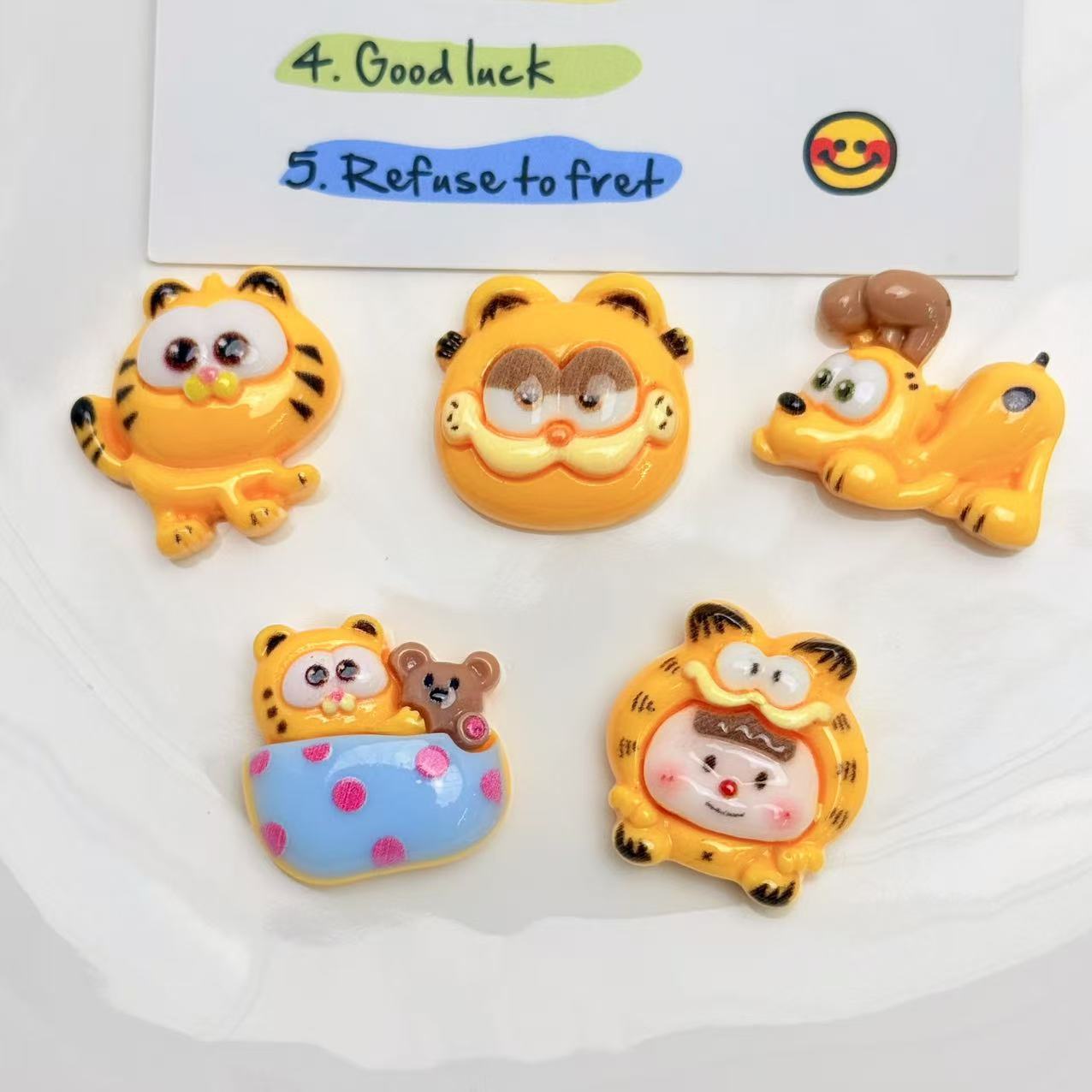 50 stuks Garfield Cartoon Scha - Crafting Resin recensie en prijs